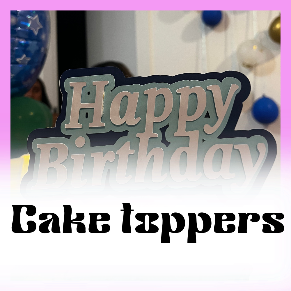 Cake toppers